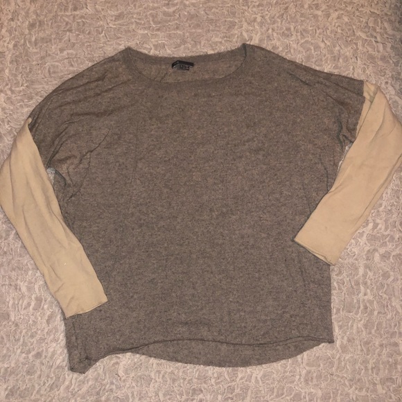 Vince Gray and Cream Sweater Large C - Picture 2 of 5